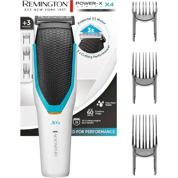Mašina za šišanje Remington HC4000 POWER X4 Cordless Hair Clipper P-18166