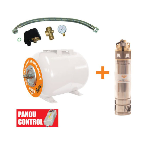 Električna pumpa za čistu vodu vodena pumpa - hidropak set Ruris Dunarea 50 750W