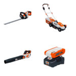 Paket sijeci i čisti Ruris - kosilica makaze puhač baterija i punjač 24e2024pac3