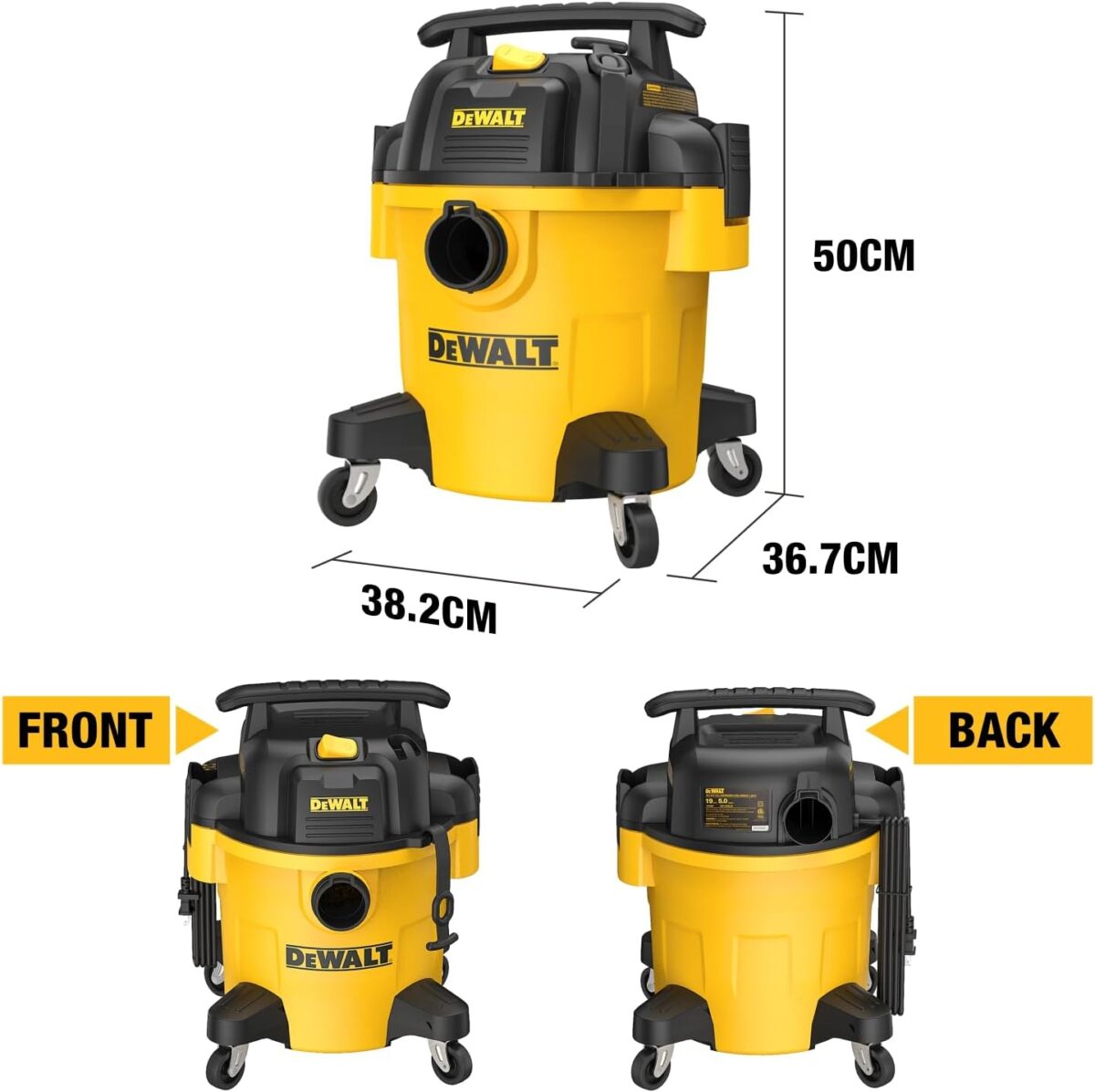 Električni usisivač za mokro-suho usisavanje DeWalt DXV20PC 1050W