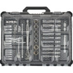 Set račni-gedora i nasadnih ključeva Milwaukee 1/4" i 1/2" 63 komada Packout 4932493661