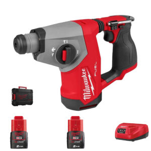 Aku štemalica - čekić Milwaukee M12 FHAC16-0X 4933499185 sa dvije baterije i punjačem u koferu 16mm