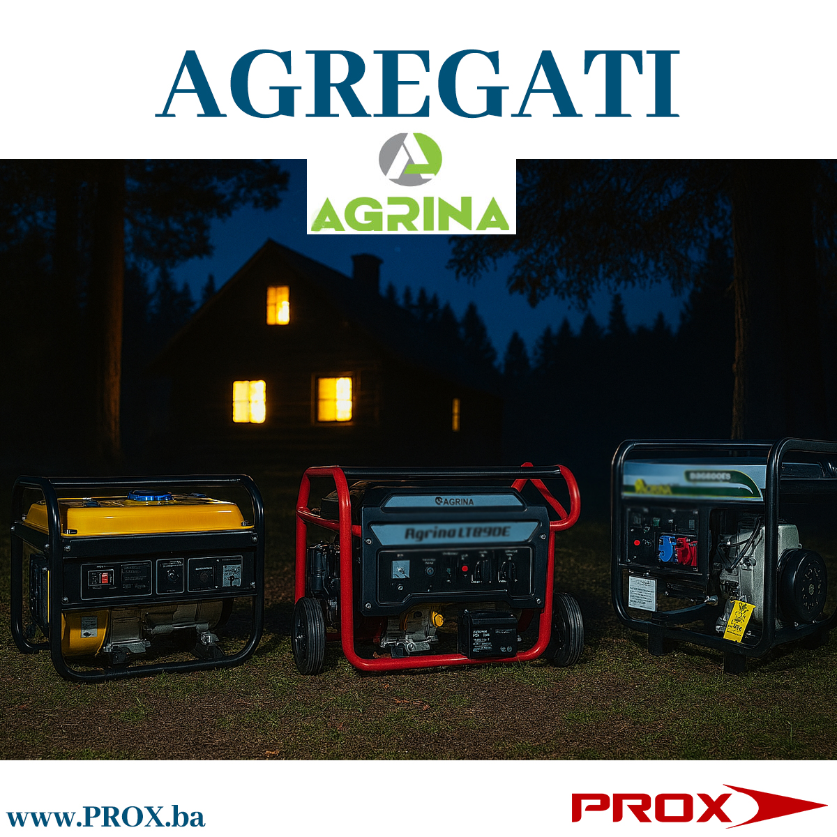 Agrina agregati - vrhunski dizelski i benzinski agregati po super cijenama