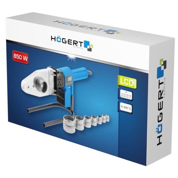 Aparat za zavarivanje – varenje plastičnih cijevi Hoegert HT1P680 LCD 850W