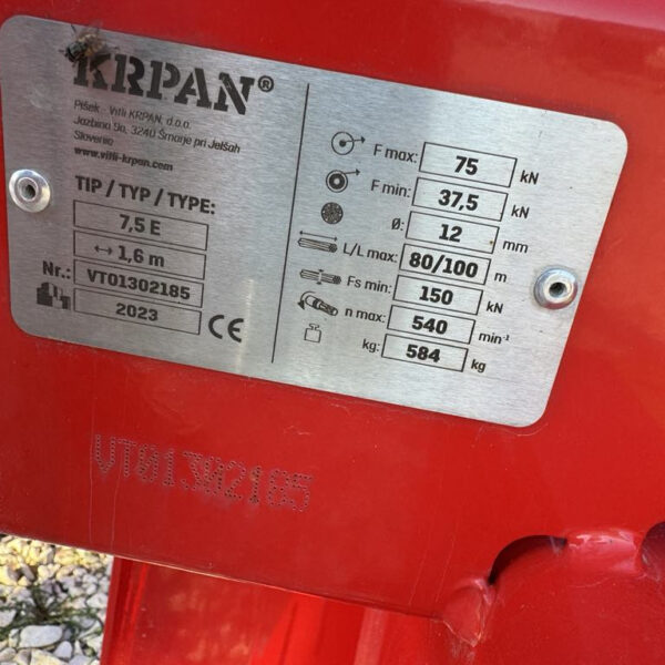 Vitlo Krpan 022581 7.5 E 80m