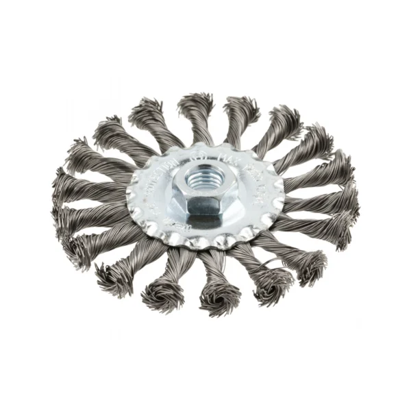 Četka za brusilice okrugla Hoegert HT7D741 115 mm M14 čelična