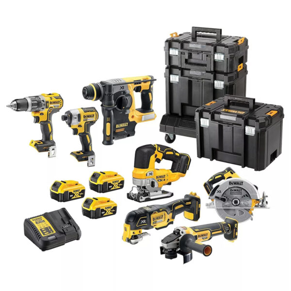 Set alata DeWALT DCK755P3T 7-dijelni sa 3 5.0Ah baterije punjačem i 3 kofera