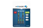 Križni bit za električne odvijače Hoegert HT1S126 PZ1 1/4" S2 25mm 5 kom