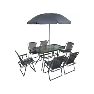 Baštenski set od metala Expert Vienna 68925 6 stolica sto i suncobran