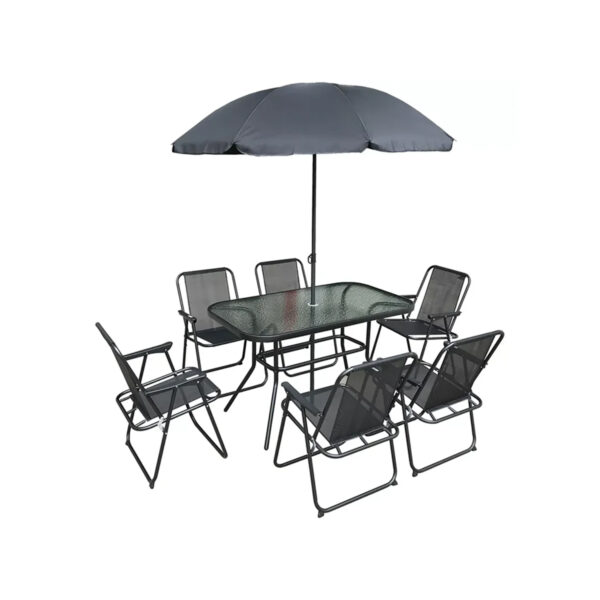 Baštenski set od metala Expert Vienna 68925 6 stolica sto i suncobran