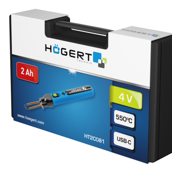 Aparat za varenje plastike akumulatorski Hoegert HT2C081