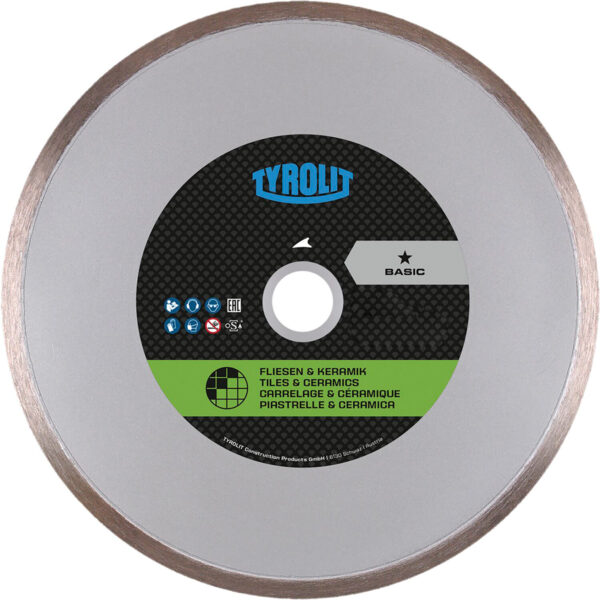 Rezna ploča za brusilice za keramiku Tyrolit B DCT 9003174759782 115 x 1.6 x 22.23