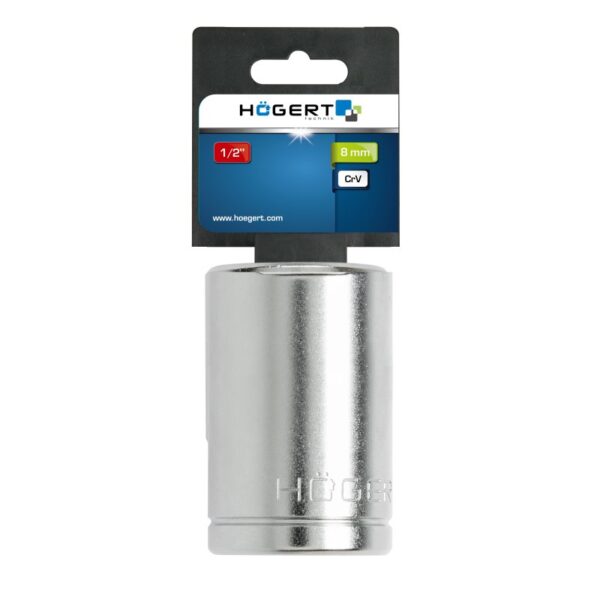 Nasadni ključ Hoegert HT1A408 1/2" 8mm 12-kutni CrV50BV30