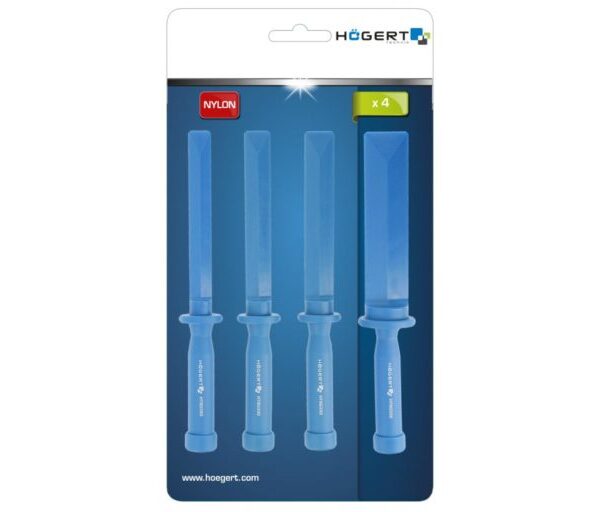 Set tapacirskih dlijeta i strugača Hoegert HT8G392 4-dijelni