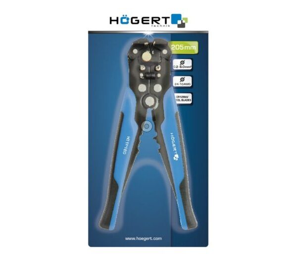 Kliješta za automatsko skidanje izolacije Hoegert HT1P181 205mm 0.2-6mm