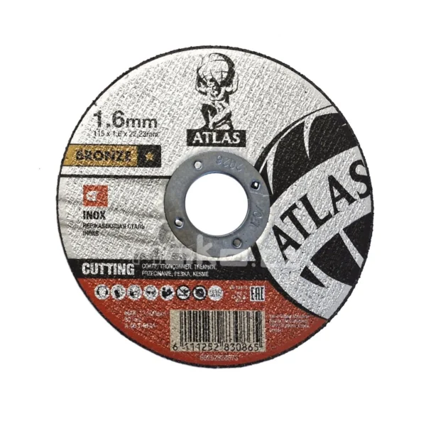 Rezna ploča za brusilice Norton Atlas 66252828872 115x1.0x22.23 A46T T41