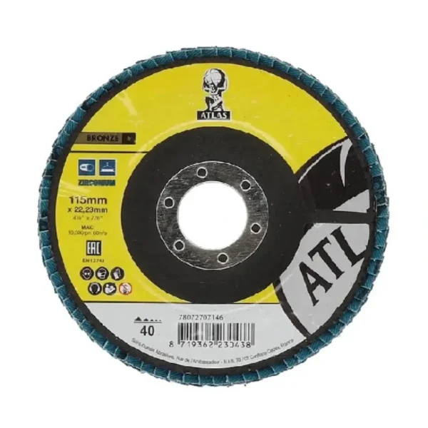 Lamelni disk za brusilicu Norton Atlas 78072707146 KX663 GR40 115x22.23