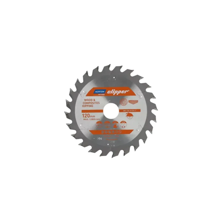 Rezna ploča – list kružne pile za cikulare za drvo Norton 70184608045 TCT 165x20mm