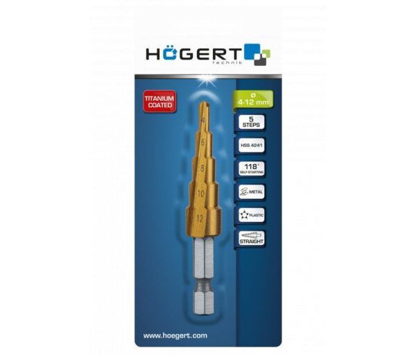 Stepenasta burgija za metal Hoegert HT6D321 4-12mm