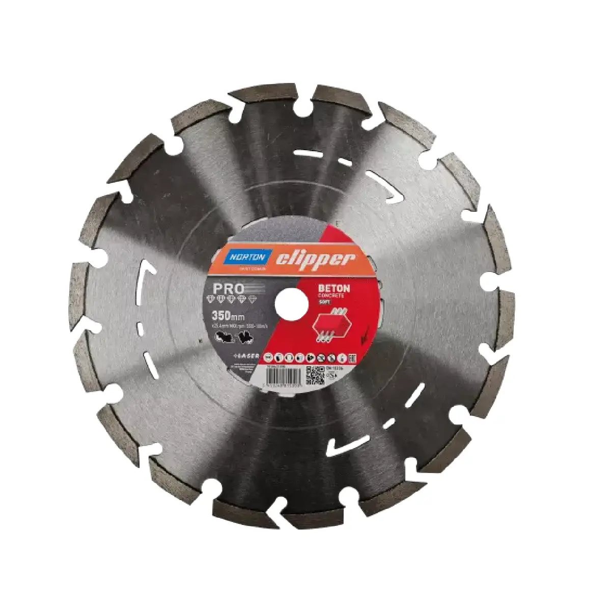 image-606.webp Dijamantna rezna ploča Norton PRO BETON H12 AWG DI 70184631590 350x25.4mm