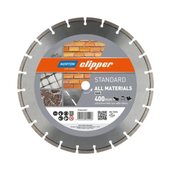 Dijamantna rezna ploča Norton ALL MATERIALS 70184632527 400x25.4mm