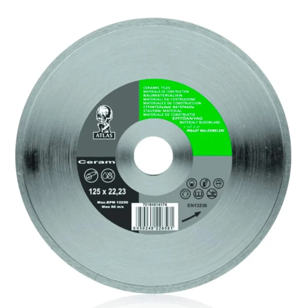 Dijamantna rezna ploča za brusilice za keramiku Norton ATLAS CERAMIC 70184614174 125x22.23mm