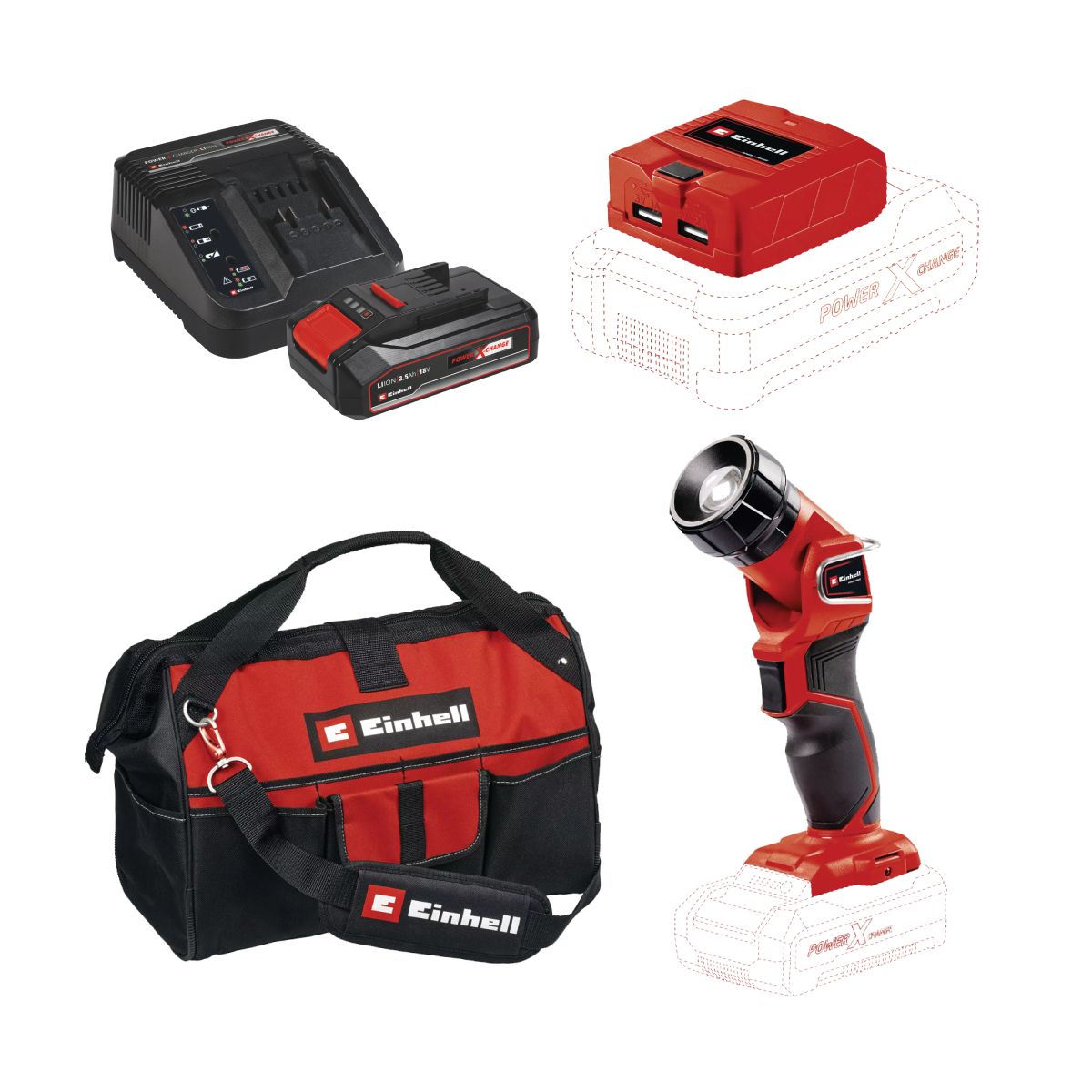image-7.jpg Einhell ljetni set baterija 2.5Ah i punjač 4512097 + Power bank 4514120 + Aku ručna lampa 4514130 + Torba za alat 4530074