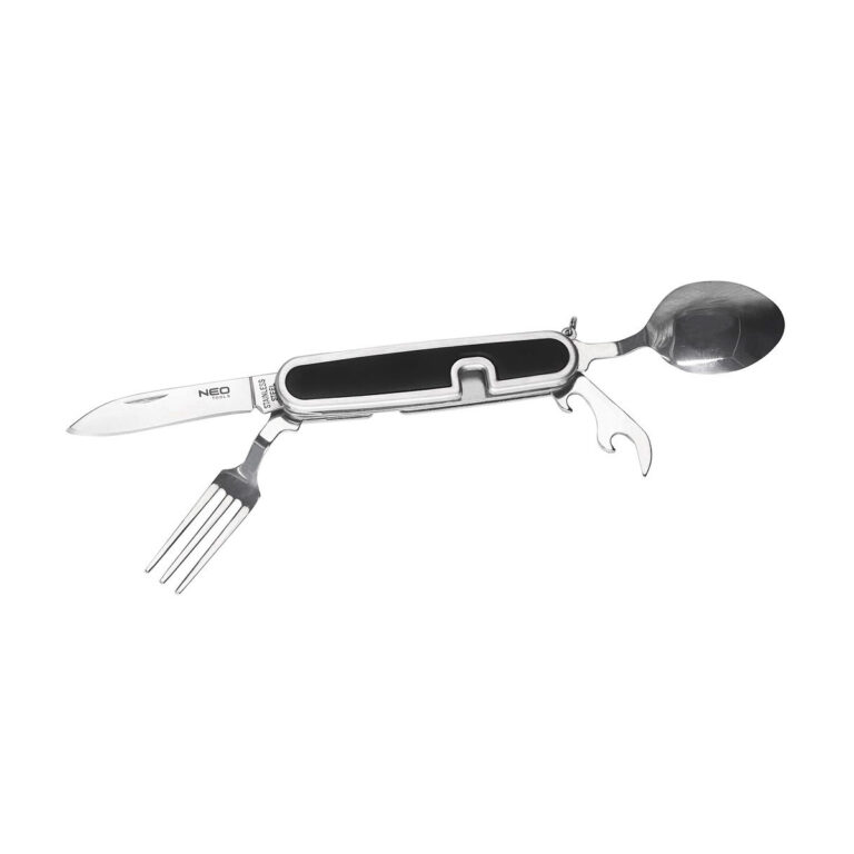 Sklopivi pribor za jelo - escajg 4 u 1 Neo Tools 63-182-3