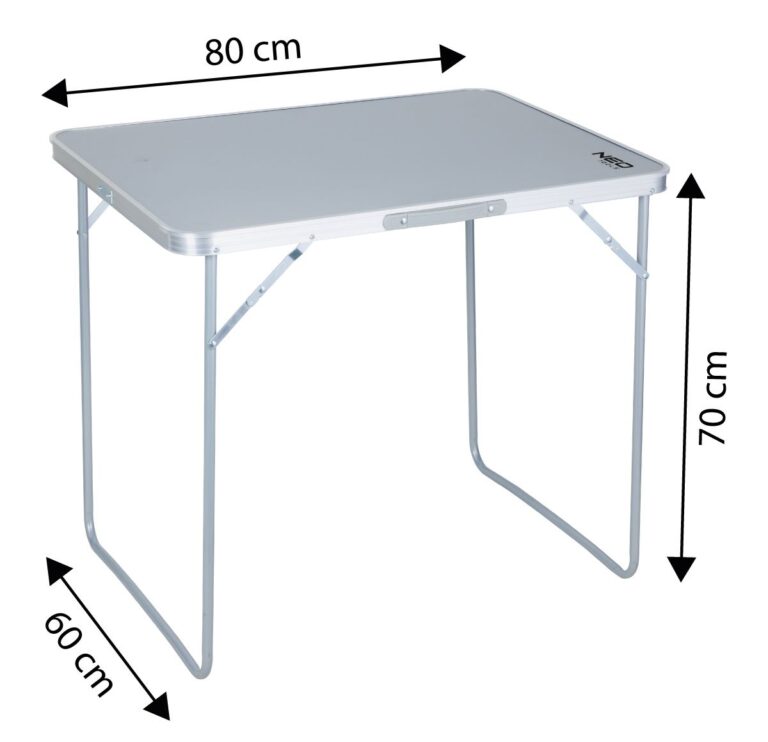 Sklopivi sto za kampovanje Neo Tools 63-183 60x80cm