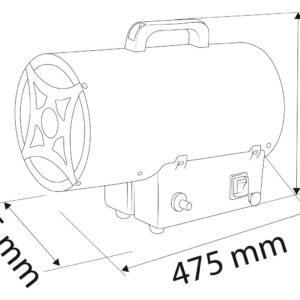 Plinska topovska grijalica Neo Tools 90-084 30kW