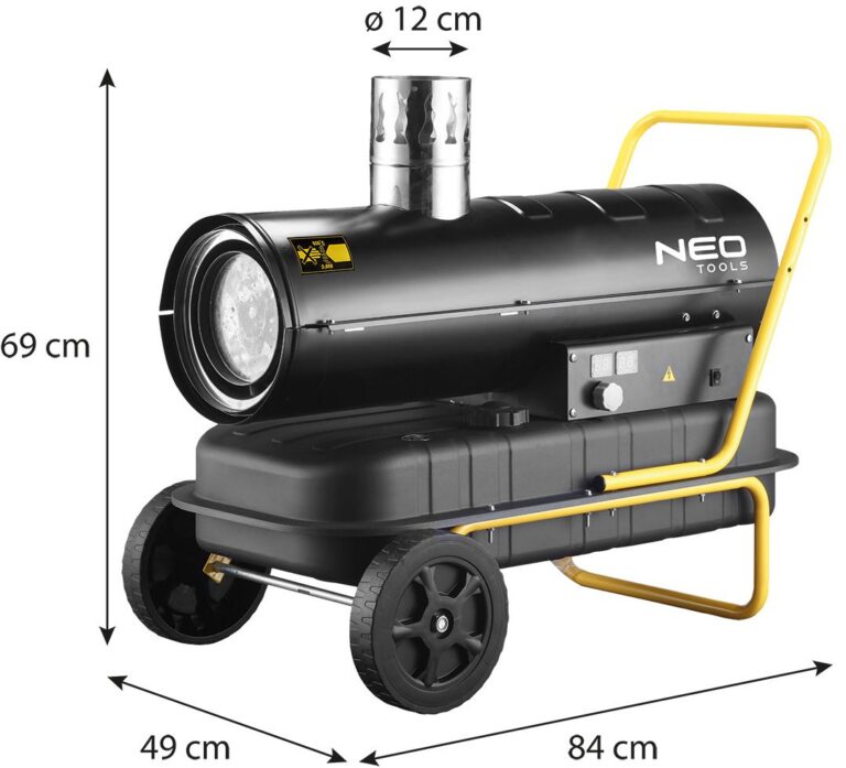 Dizelska grijalica - top Neo Tools 90-086 20kW sa točkovima