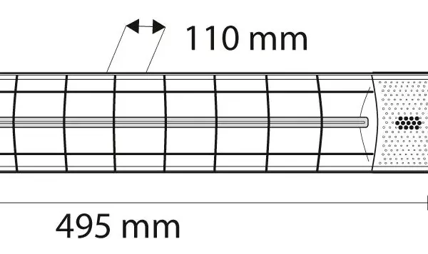 Električna halogena grijalica Neo Tools 90-031 2000W