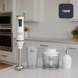 Ručni blender Black+Decker BXHBA750E 750W + dodaci