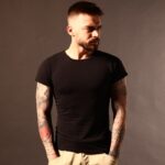 Muška majica kratkih rukava Lacuna BRKL/MM/BK160/XXXL crna