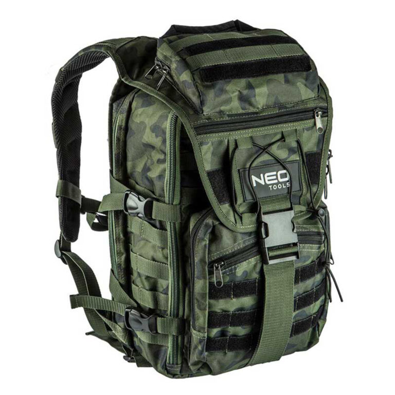 Ruksak za kampovanje i planinarenje Neo Tools 84-321 32 džepa