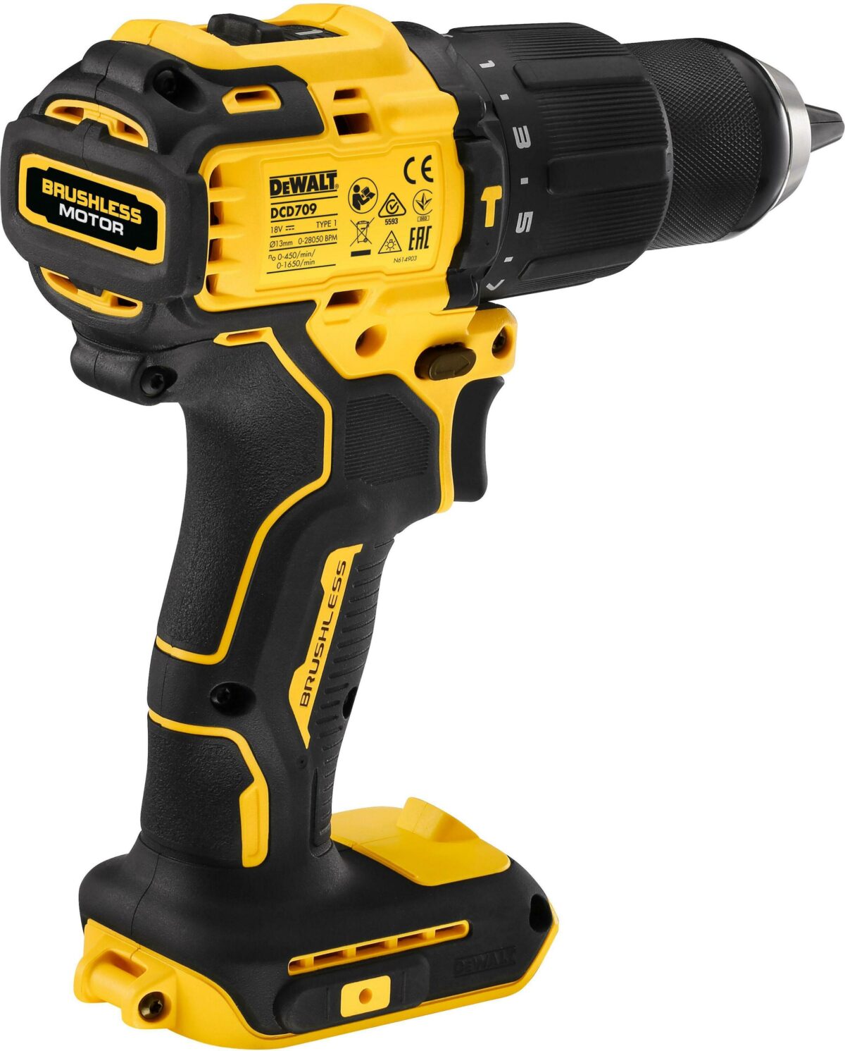 Aku udarna bušilica DeWalt DCD709N 18V 65Nm