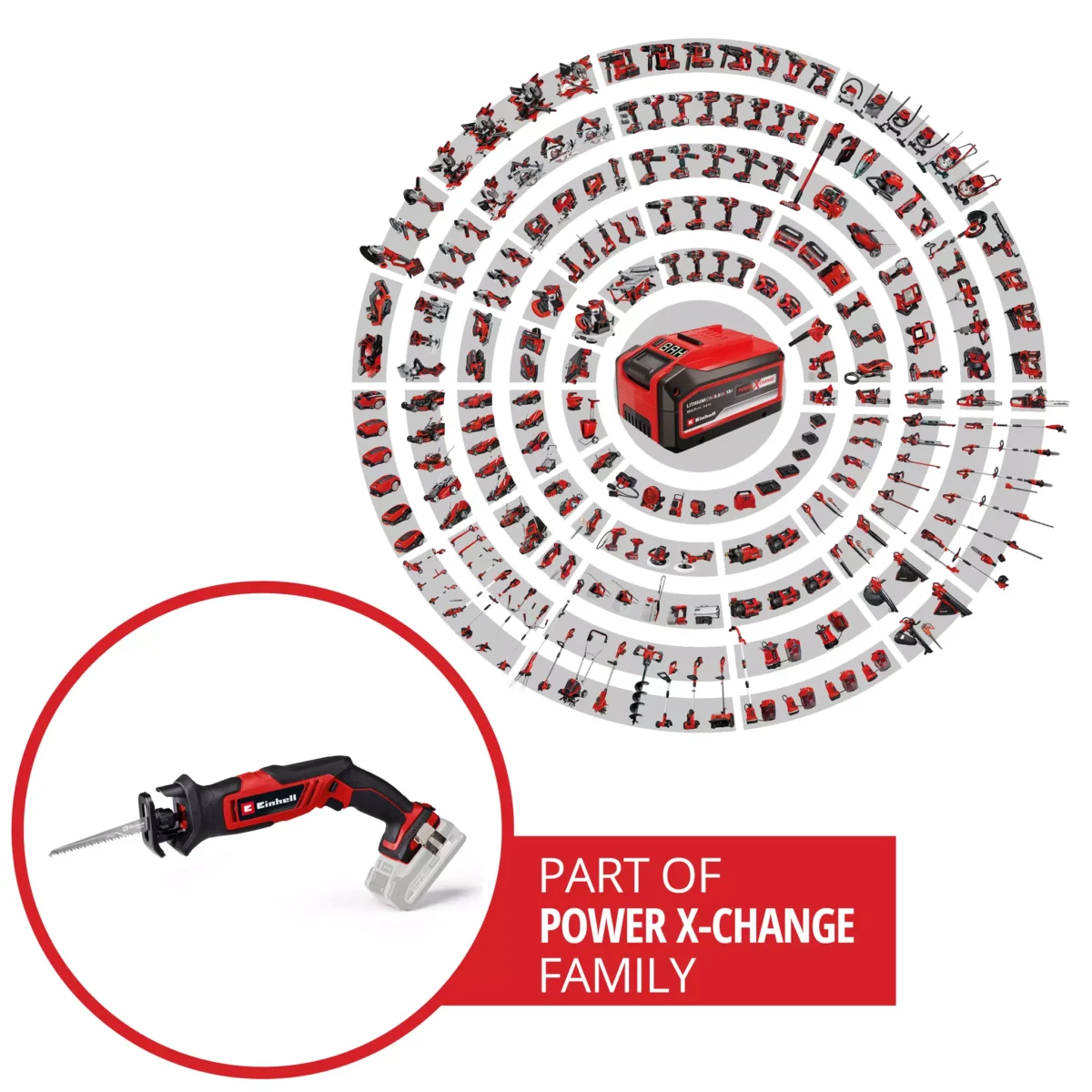 Aku recipročna pila - lisičiji rep Einhell TE-AP 18/13 Li - Solo 4326315 18V