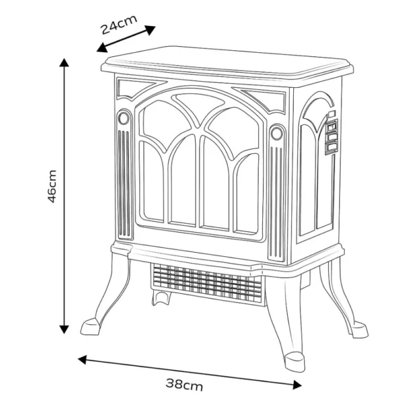 Električna keramička grijalica Neo Tools 90-110 800-1500W