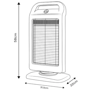 Električna infracrvena grijalica Neo Tools 90-113 1200W
