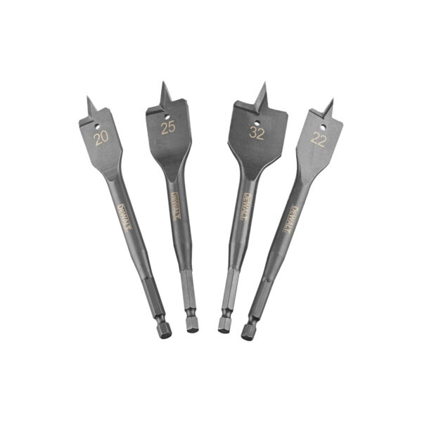 Set pljosnatih burgija za drvo DeWalt DT4797 4-dijelni 20 - 32mm