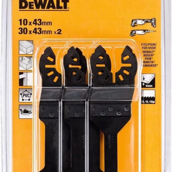 Set reznih pila za multifunkcijske alate DeWalt DT20713 3-dijelni