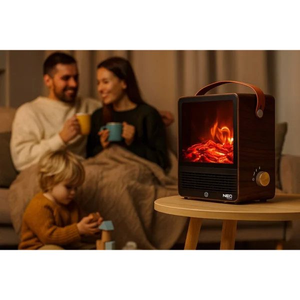 Električni kamin - grijalica Neo Tools 90-156 1500W