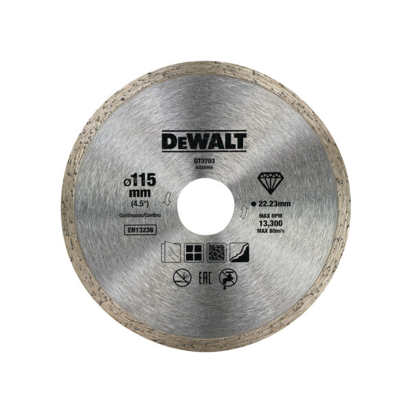 Dijamantna rezna ploča za brusilice DeWalt DT3703 115 x 22.23mm