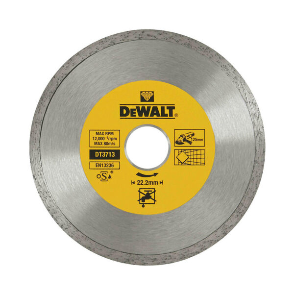 Dijamantna rezna ploča za brusilice DeWalt DT3713 125 x 22.23mm