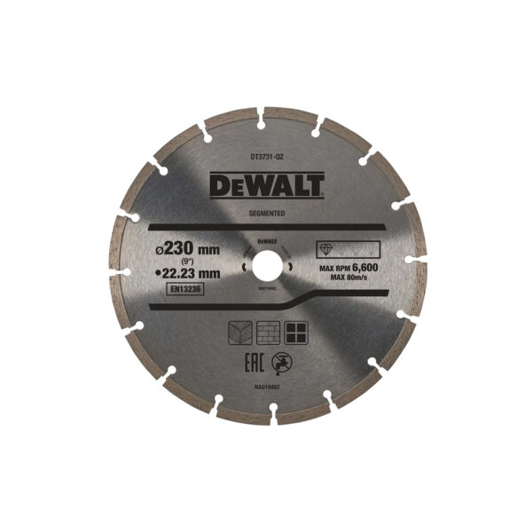 Dijamantna rezna ploča za brusilice DeWalt DT3731 230 x 22.23mm