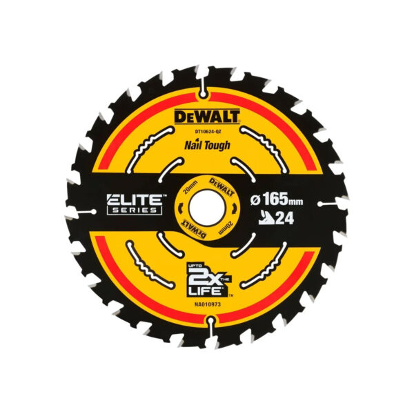 Rezna ploča - list kružne pile za cirkulare za drvo DeWalt DT10400 165 x 20 x 1.6mm