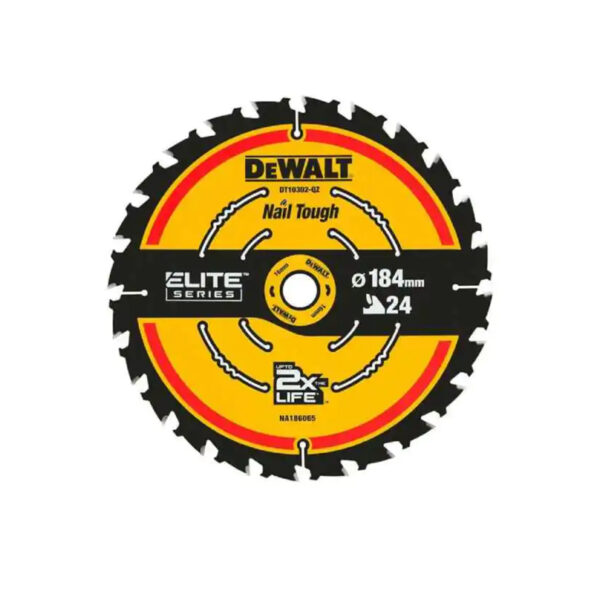 Rezna ploča - list kružne pile za cirkulare za drvo DeWalt DT10401 184 x 20 x 1.6mm