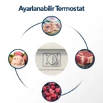 Zamrzivač sa 3 ladice Kumtel HFR-100 88L