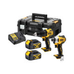 Set aku udarna bušilica i odvijač DeWalt DCK2062M2T sa dvije 4.0Ah baterije i punjačem u koferu