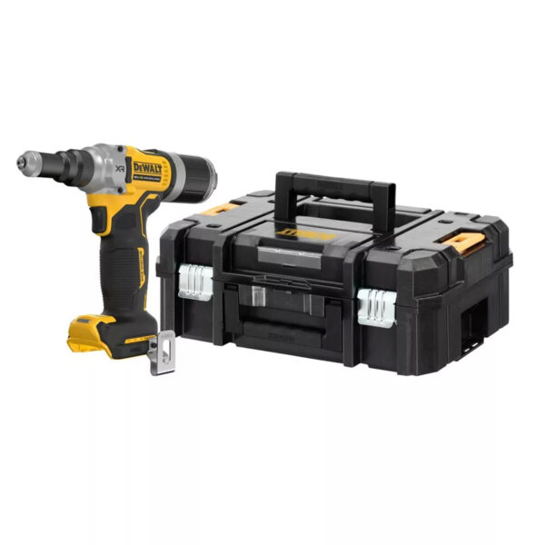 Aku pištolj za pop nitne DeWalt DCF414NT 18V 20KN 6.4mm u koferu
